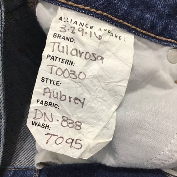 Tularosa Denim Mini Skirt Aubrey Raw Hem Jean Mini Skirt New Size 26 - Picture 9 of 9